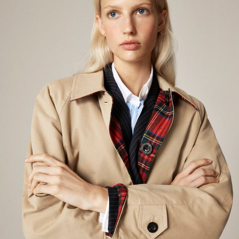 Alex Eagle X J.Crew reversible trench coat