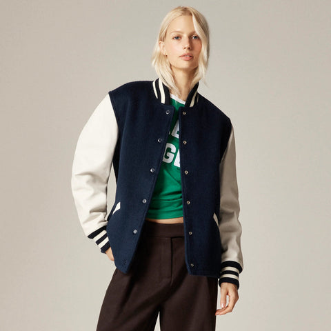 Alex Eagle X J.Crew varsity jacket