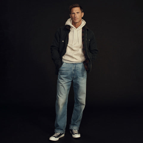 Wallace & Barnes carpenter jean in Japanese denim