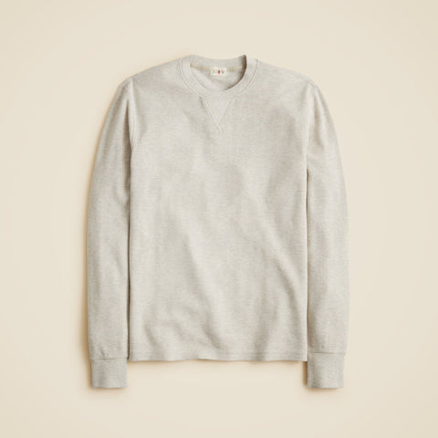 Jacquard rib-knit crewneck