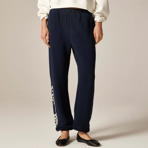 Relaxed-fit "NYC 1983" graphic jogger pant in heritage terry