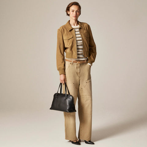 Perfect rib long-sleeve T-shirt in stripe