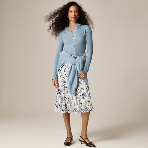 Perfect rib cardigan top