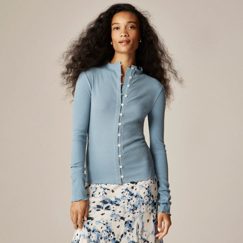 Perfect rib cardigan top