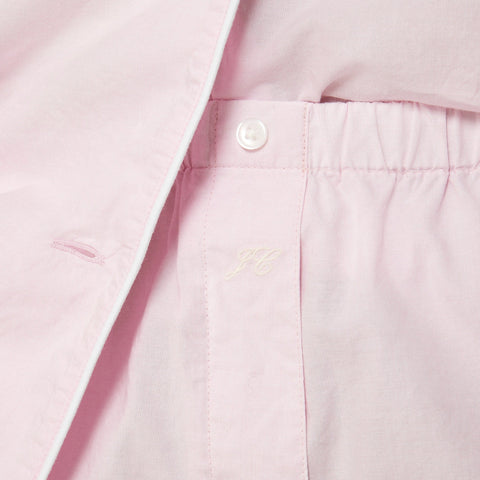 Classic pajama pant set in end-on-end cotton