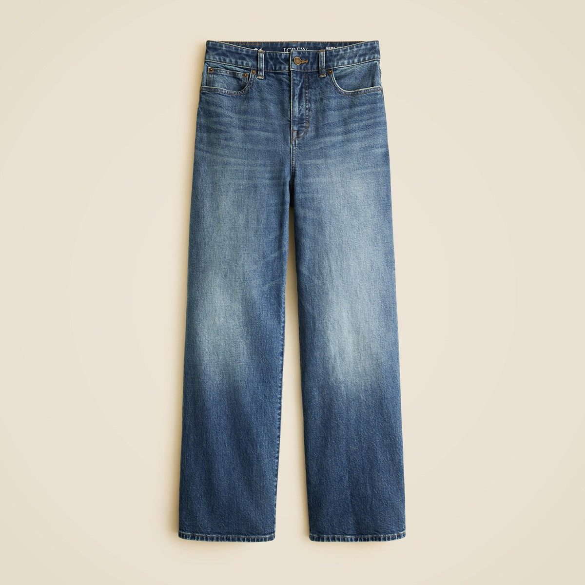 Curvy slim-wide jean