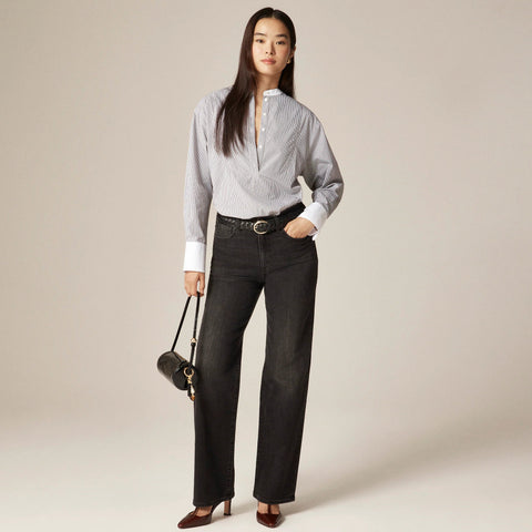 Petite full-length slim-wide jean