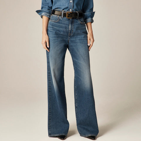 Curvy denim trouser jean