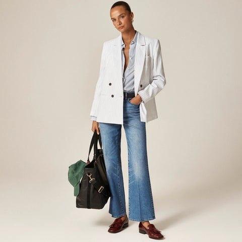 Petite Charley kickout cropped jean