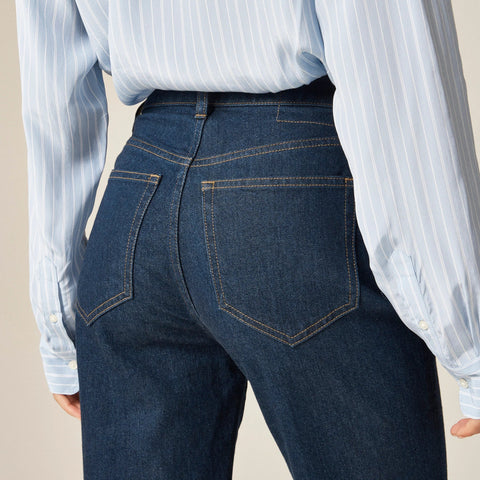 Curvy Charley kickout cropped jean