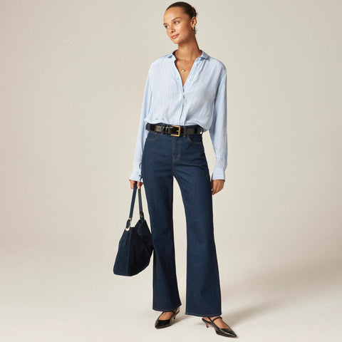 Curvy Charley kickout cropped jean