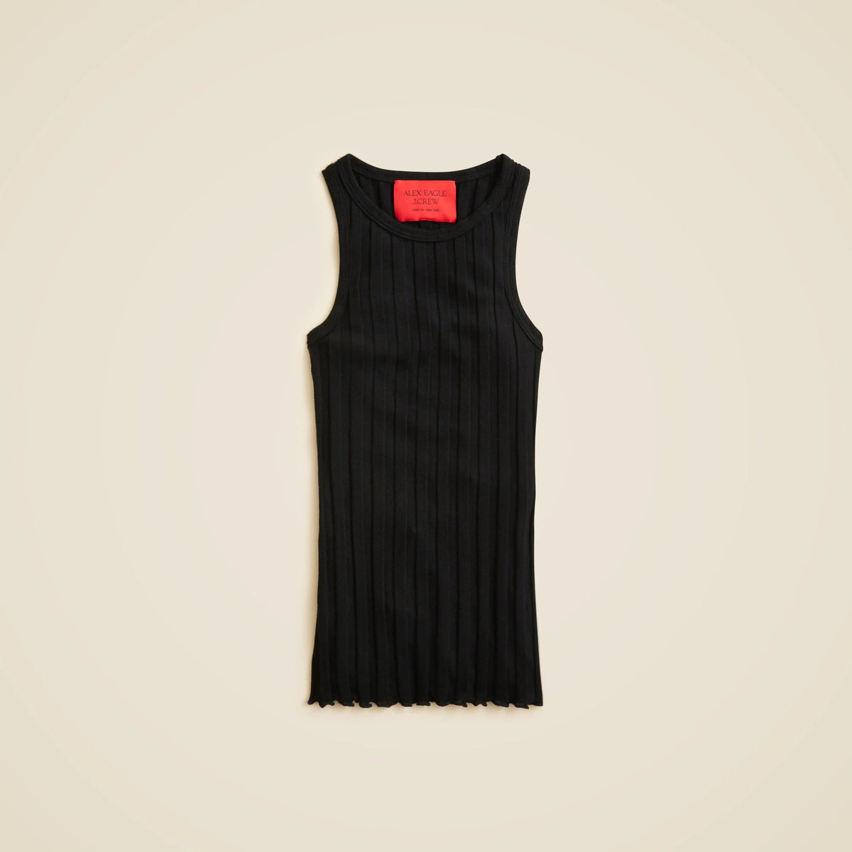 Alex Eagle X J.Crew ribbed shell tank top in merino wool