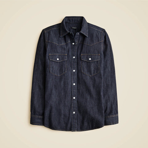 Jules western shirt in denim