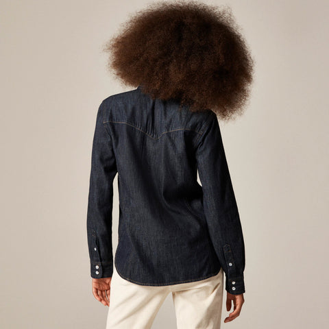 Jules western shirt in denim