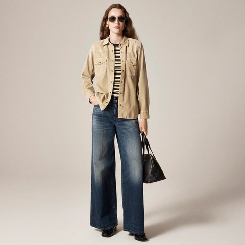 Jules western shirt in corduroy