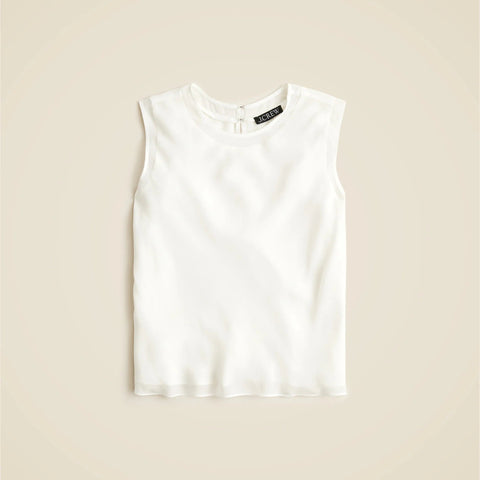 Shell top in viscose chiffon