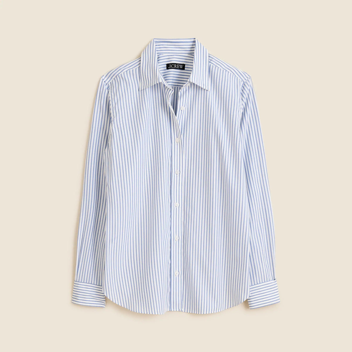 Jules classic-fit shirt in striped cotton poplin