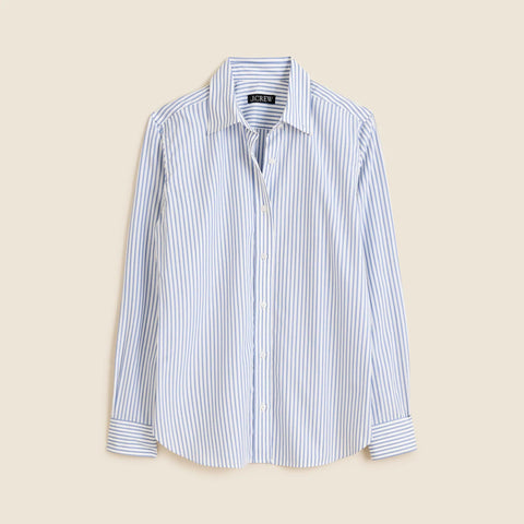 Jules classic-fit shirt in striped cotton poplin