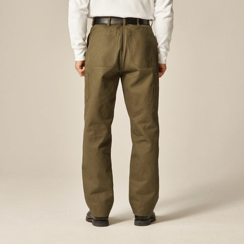 Wallace & Barnes naval trouser in cotton herringbone
