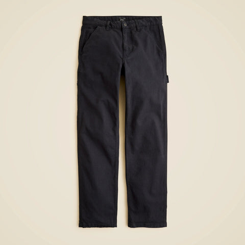 Straight-fit garment-dyed carpenter pant