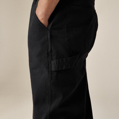 Straight-fit garment-dyed carpenter pant