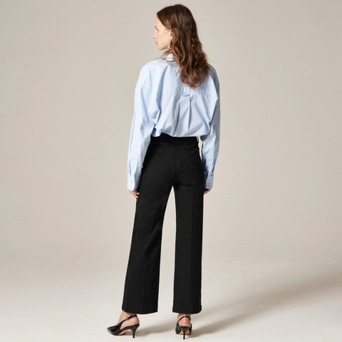 Petite Charley kickout crop pant in chino