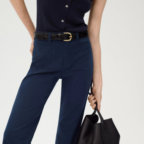 Charley kickout cropped pant in chino