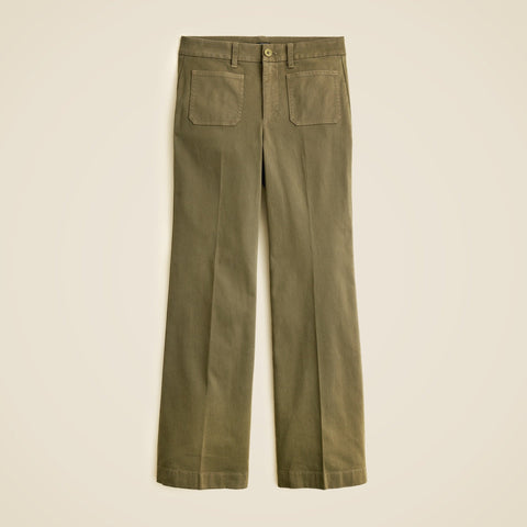 Charley kickout cropped pant in chino