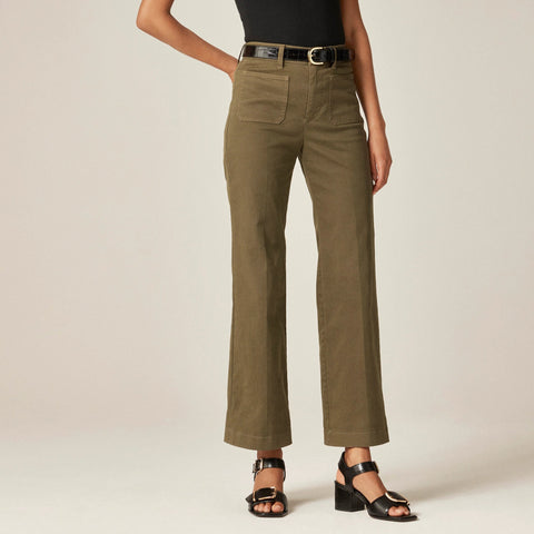 Charley kickout cropped pant in chino
