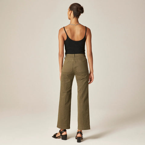 Charley kickout cropped pant in chino