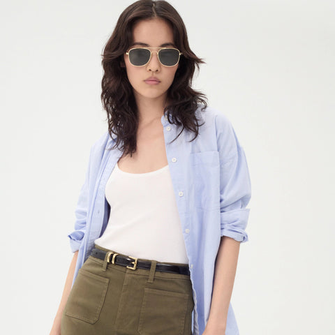 Charley kickout cropped pant in chino