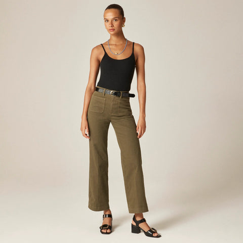 Charley kickout cropped pant in chino