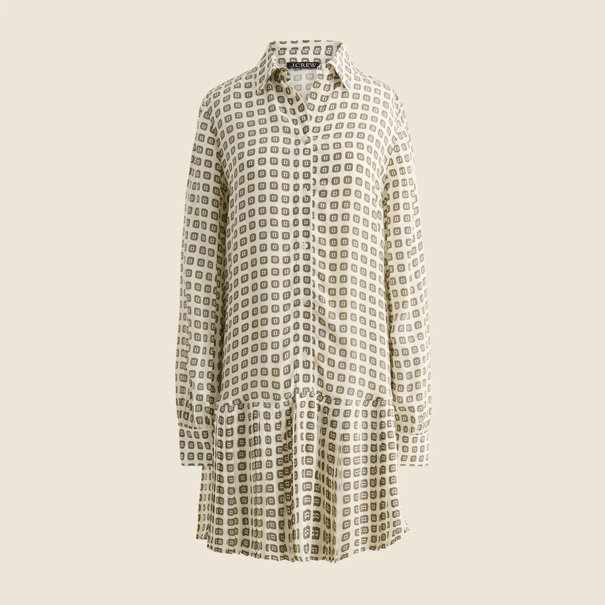New Amelia shirt-dress in foulard print