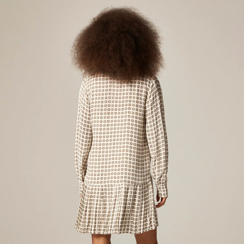 New Amelia shirt-dress in foulard print