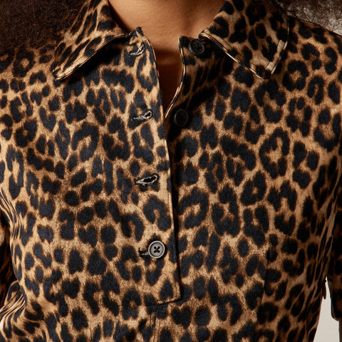Parc dress in leopard print