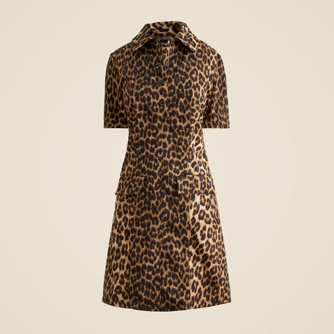 Parc dress in leopard print
