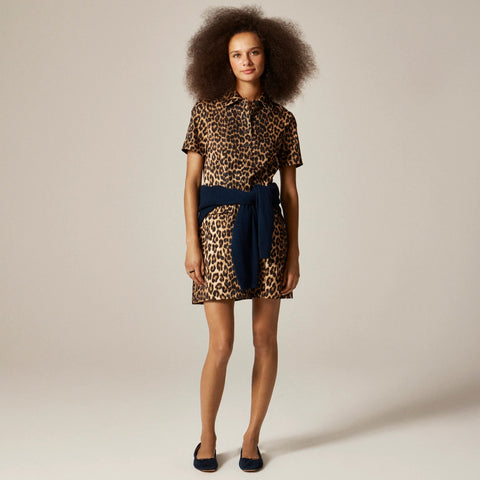 Parc dress in leopard print