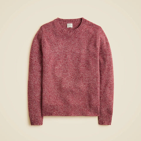 Rugged merino wool-blend marled sweater