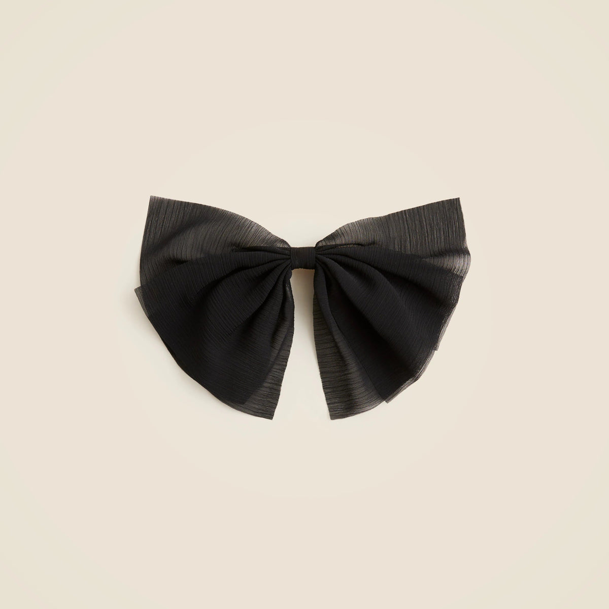 Sheer bow hair clip