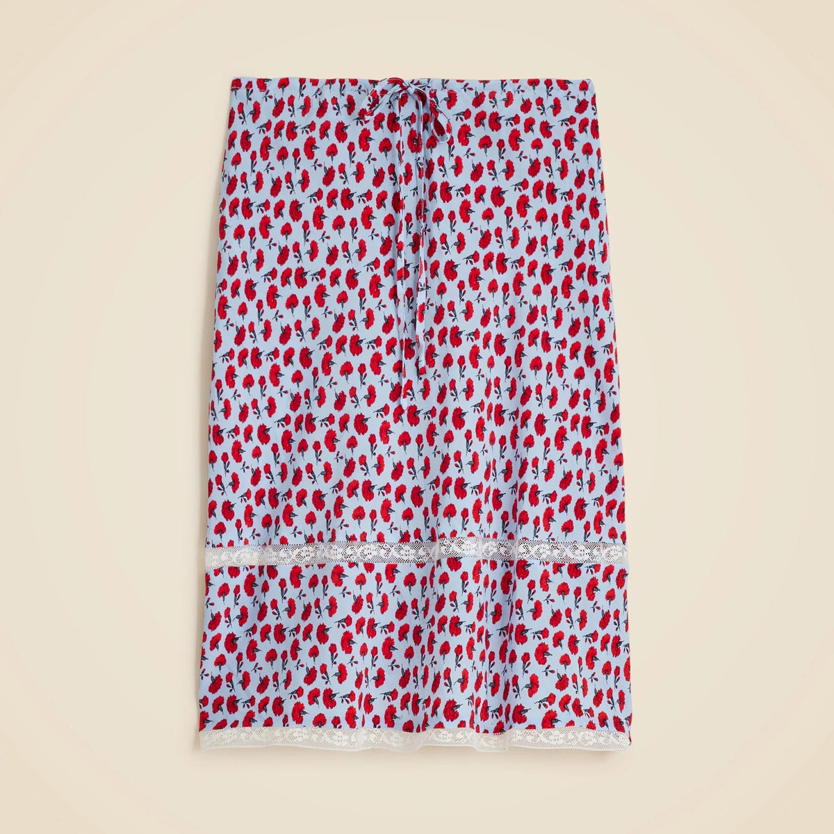 Rouje X J.Crew Poème skirt in carnation print