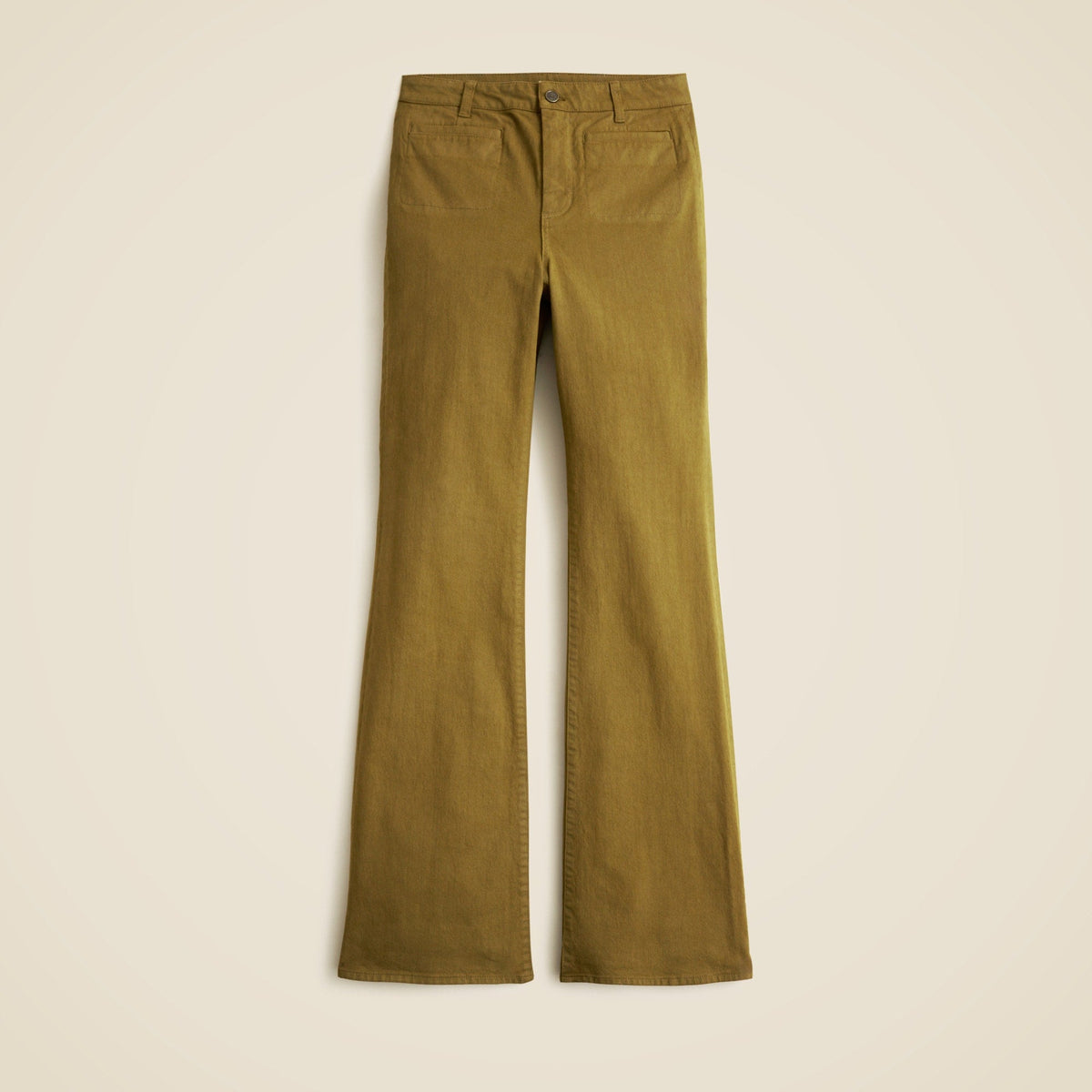 Vintage flare pant in washed twill