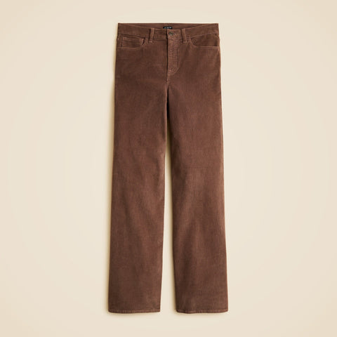 Petite slim-wide pant in corduroy