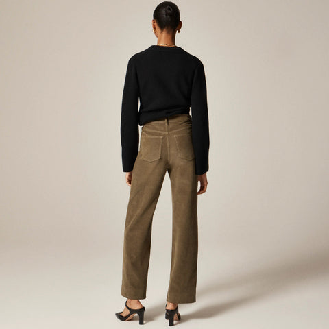 Slim-wide pant in corduroy