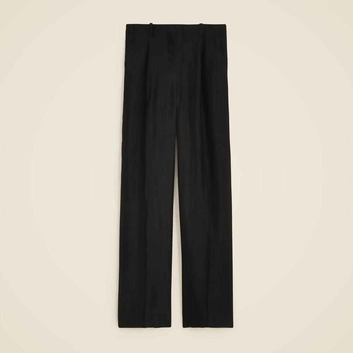 Petite Essential wide-leg pant in textured satin