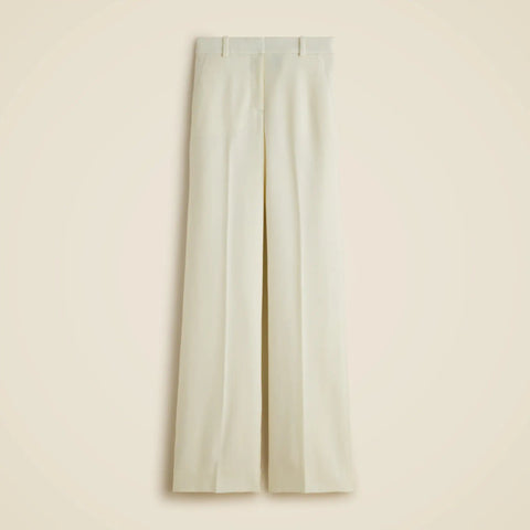 Carolina pant in wool-blend flannel