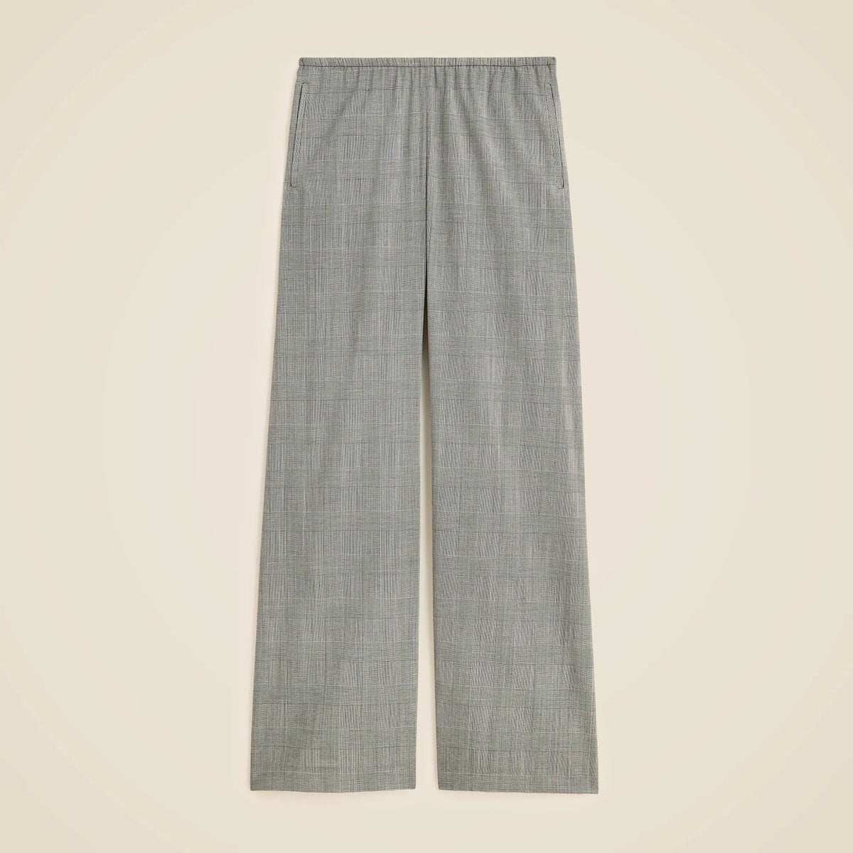 Cosmo pant in plaid Italian gauzy wool blend
