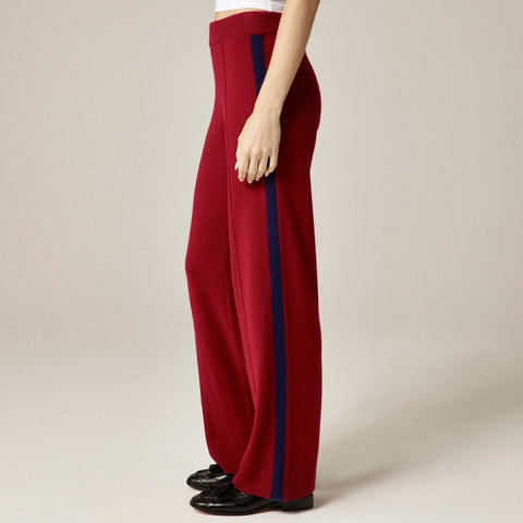 Cashmere track pant
