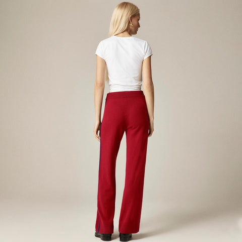 Cashmere track pant