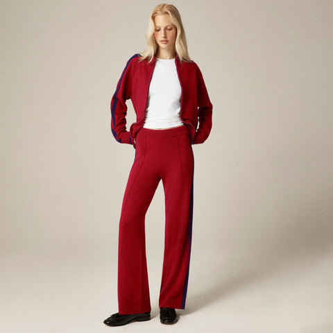 Cashmere track pant