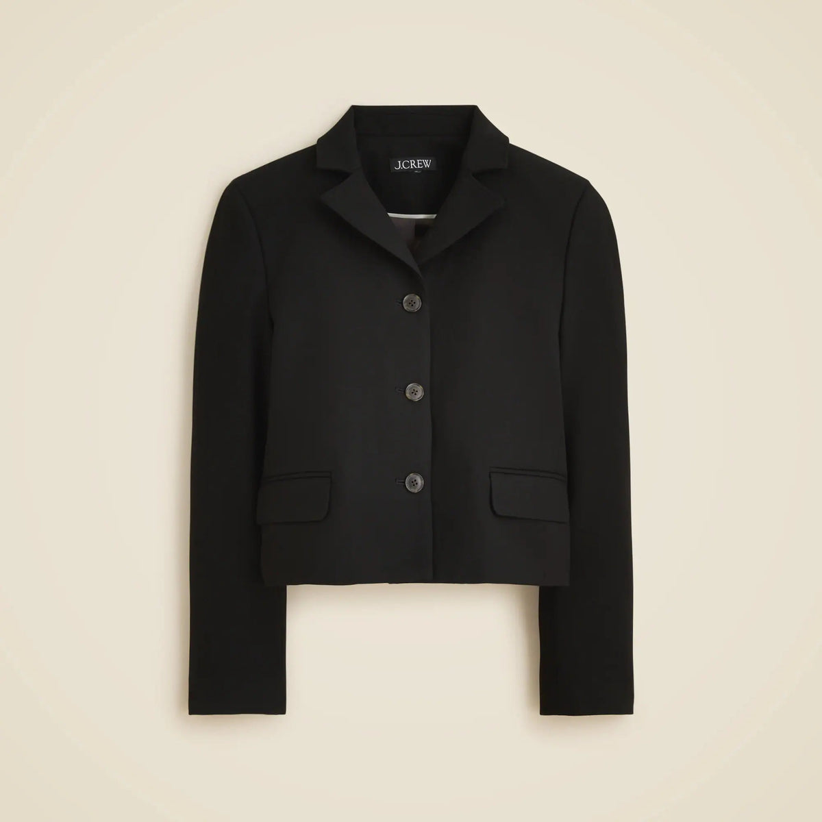 Cropped lady blazer in four-season stretch